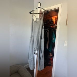 Grey Free People Hot Shot Onesie